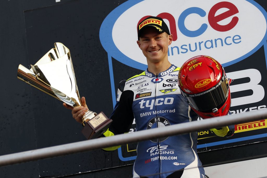 Christian Iddon wins the 2017 BSB Riders Cup, at Brands Hatch